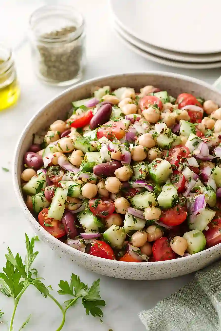 Mediterranean Bean Salad