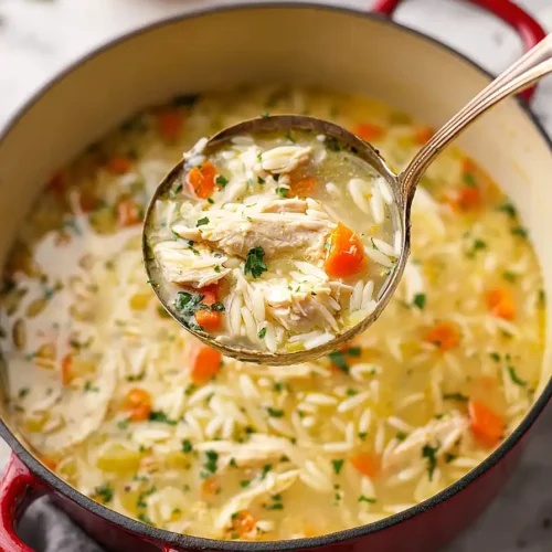 lemon chicken orzo soup