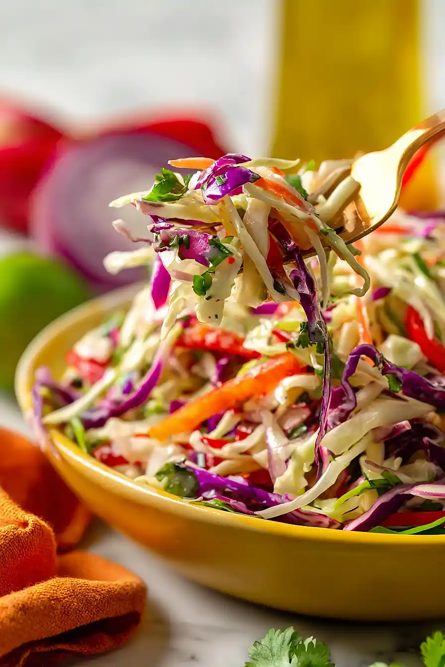 mexican coleslaw with cilantro lime dressing