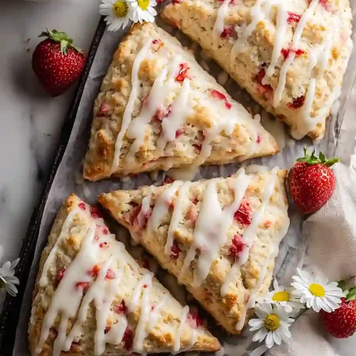 strawberry cream cheese scones