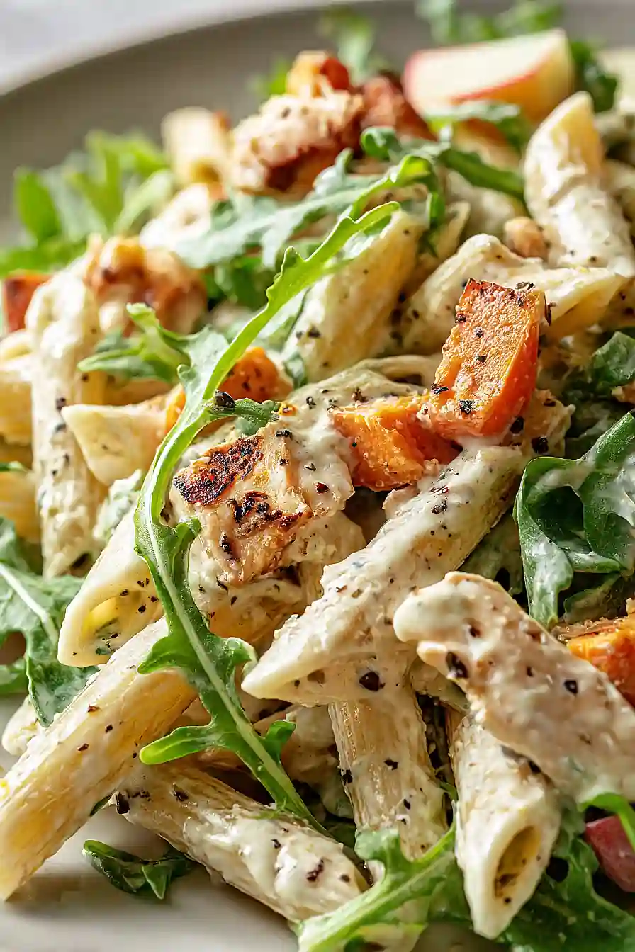 high protein fall pasta salad