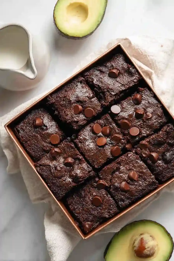 gluten free avocado brownies