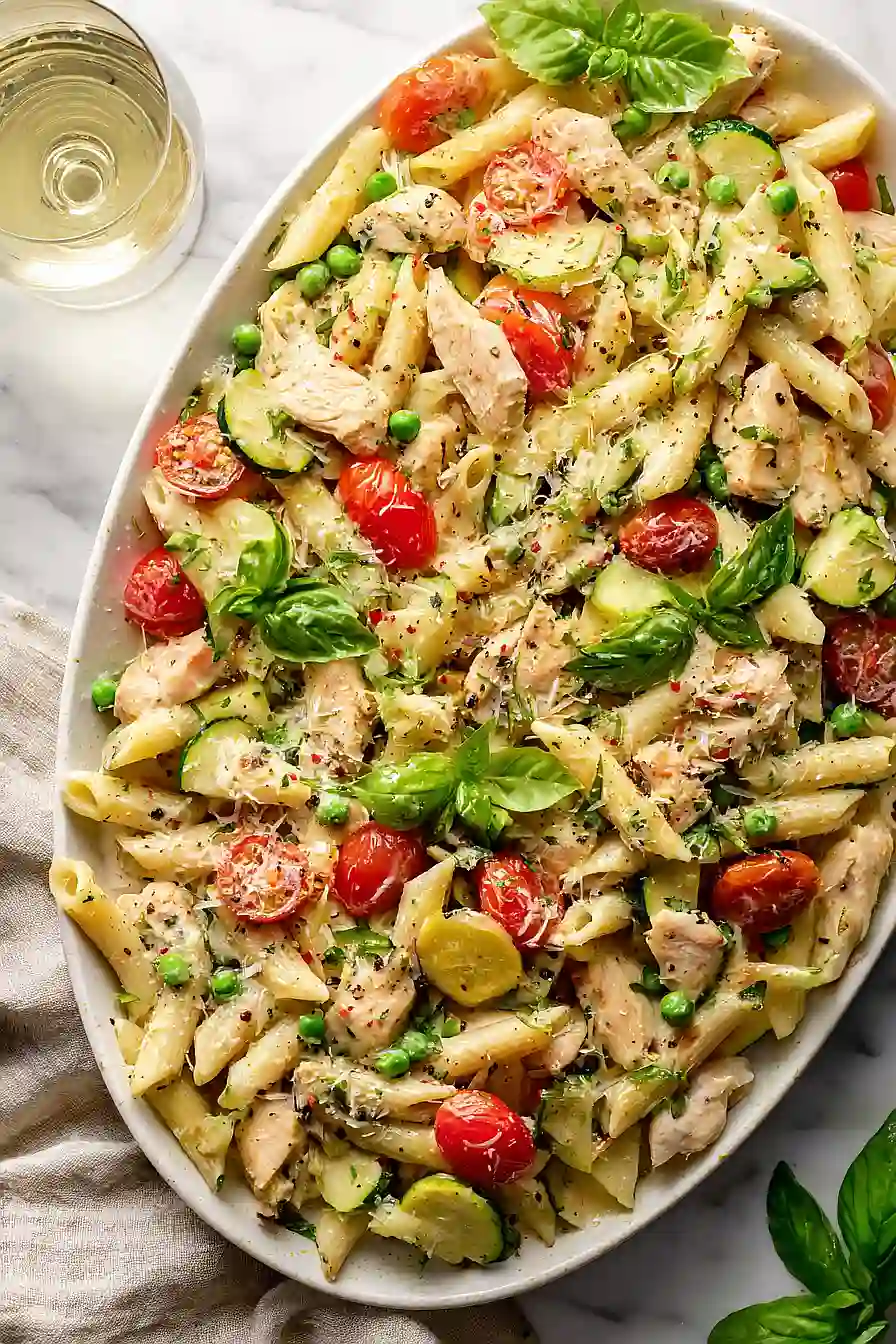 chicken pasta primavera