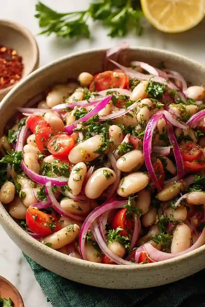 Piyaz (Turkish White Bean Salad)