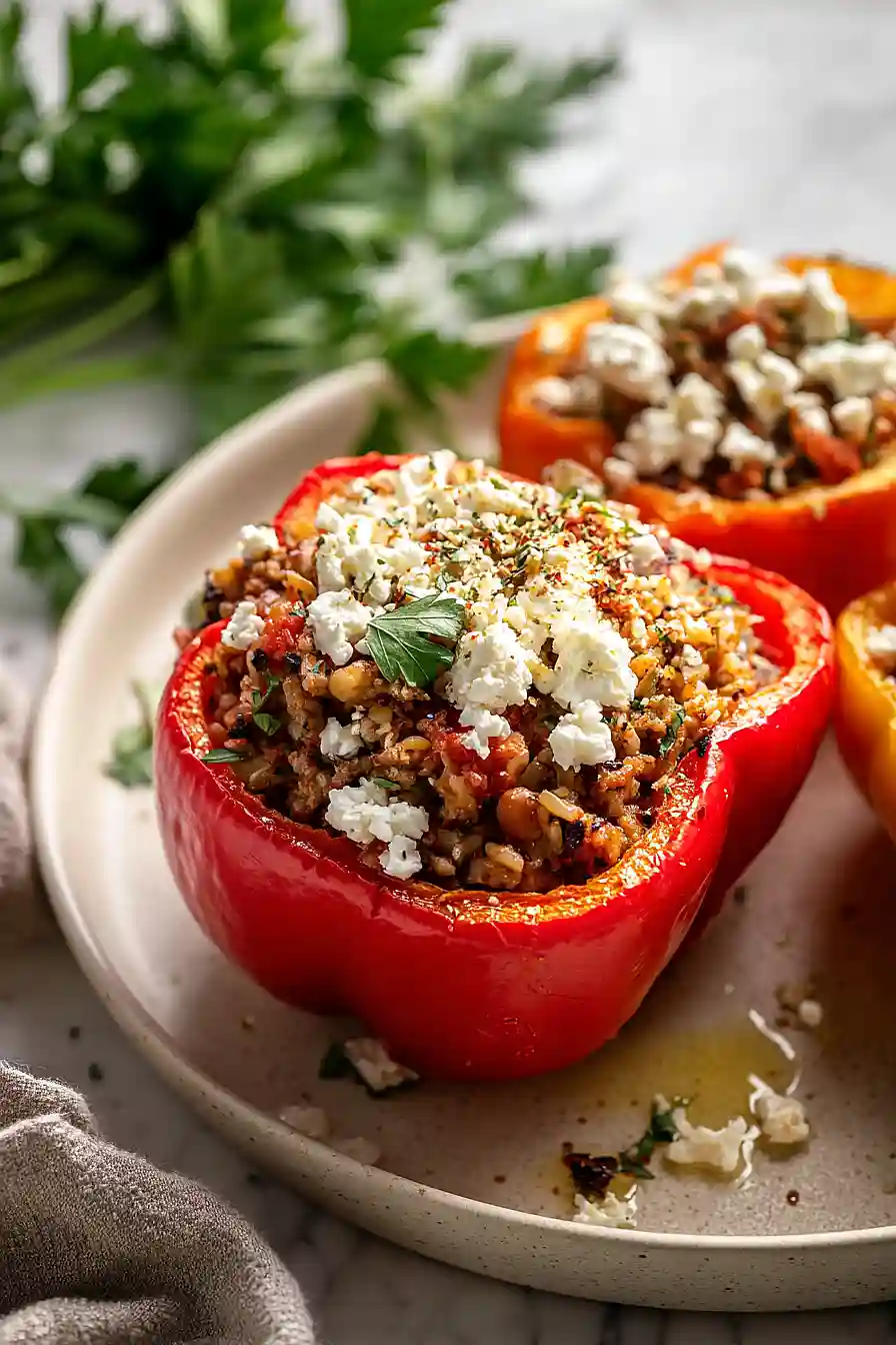 greek stuffed bell peppers