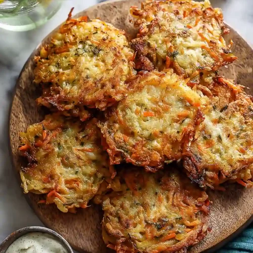 baked or fried cabbage fritters