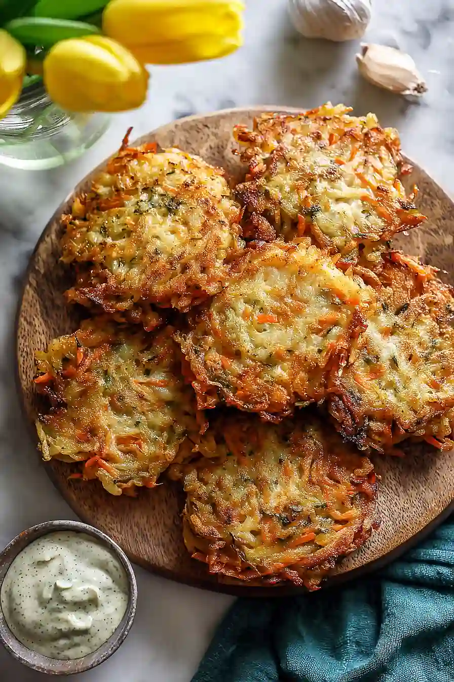 baked or fried cabbage fritters
