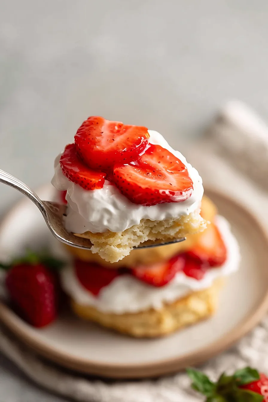 vegan strawberry shortcake