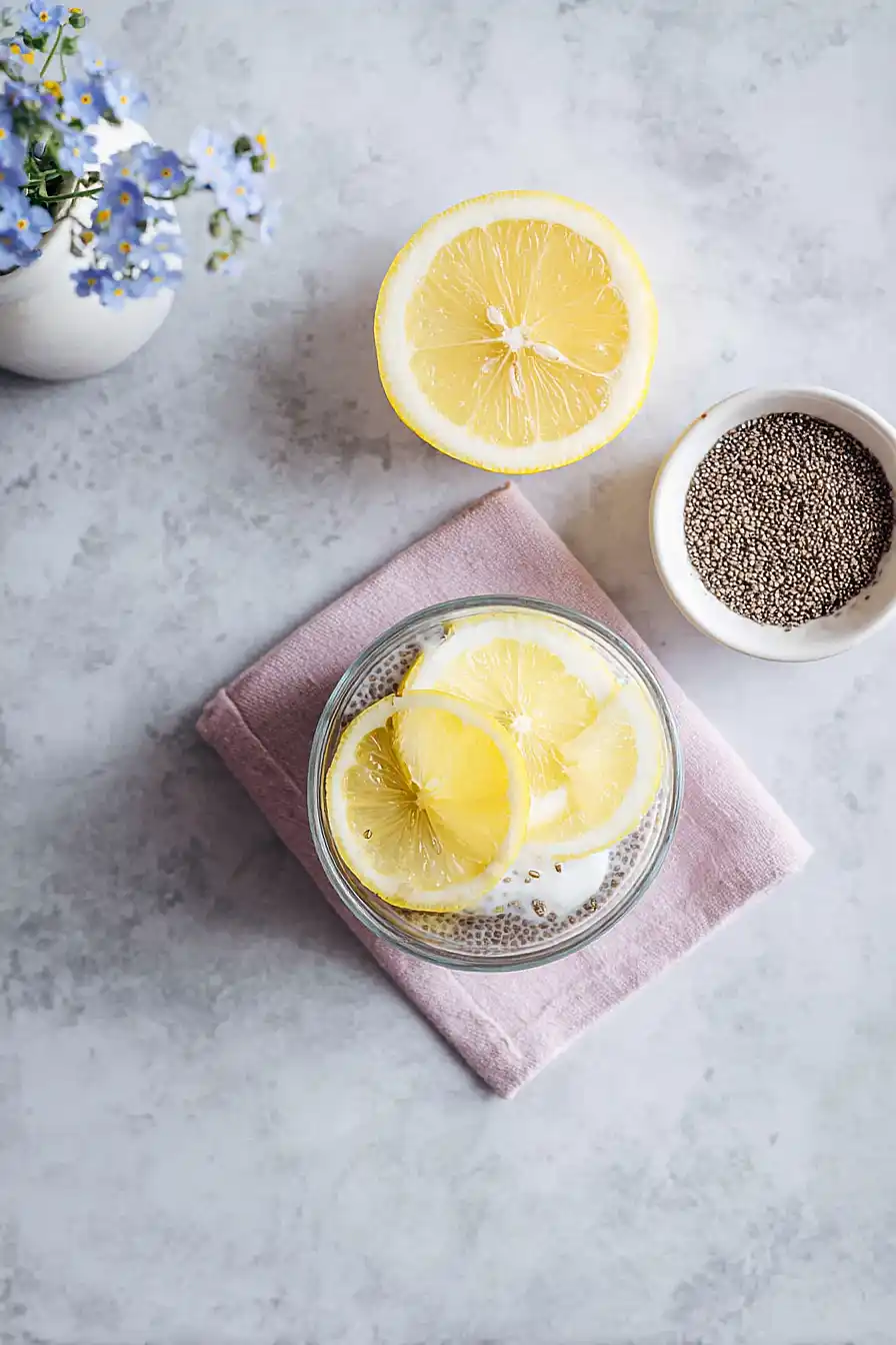 lemon chia seed pudding
