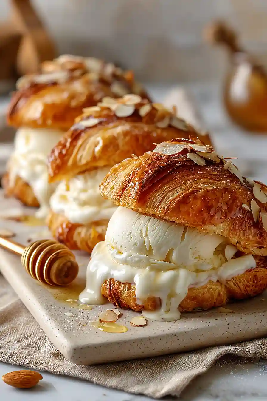 ice cream croissant