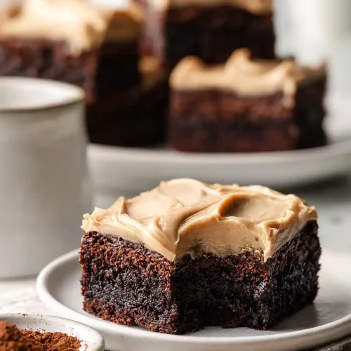 gluten free brownies with frosting