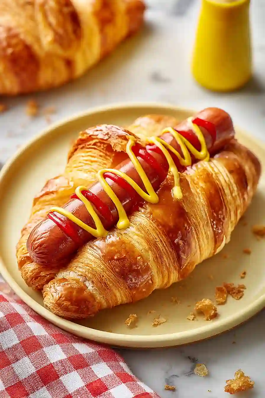croissant hot dogs