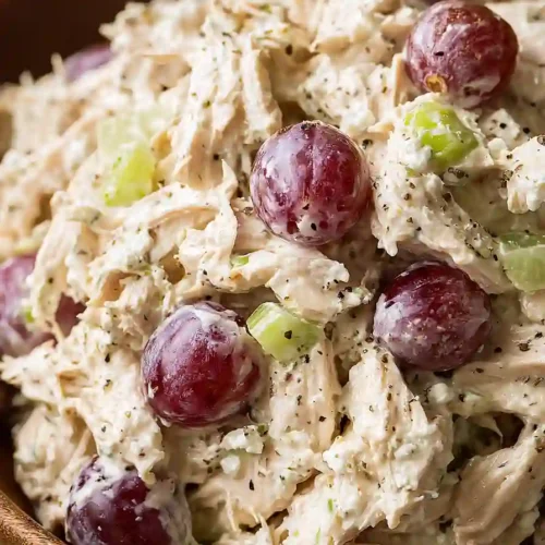 High Protein Chicken Salad with Cottage Cheese
