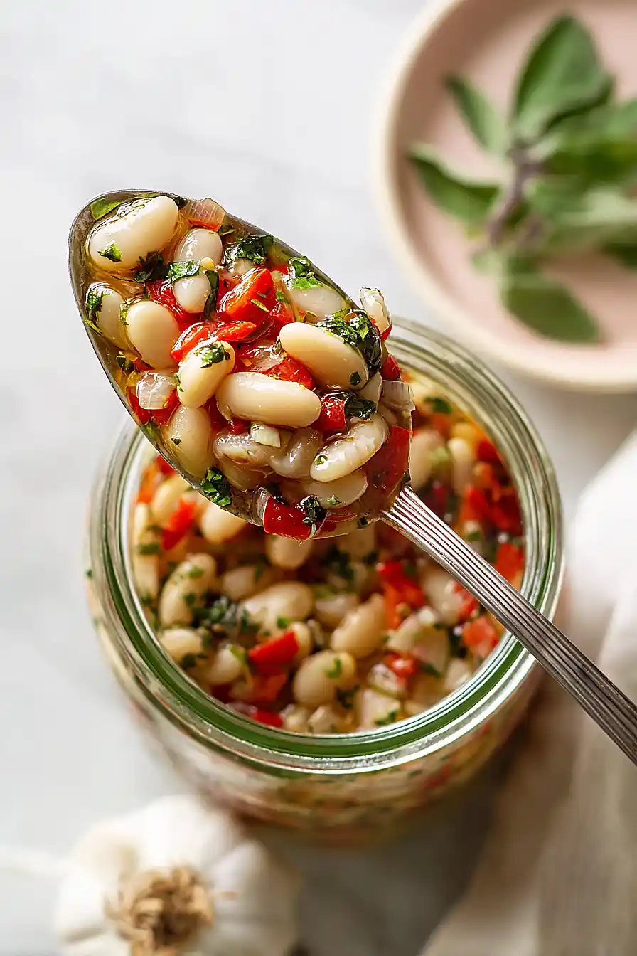 Italian Marinated White Beans