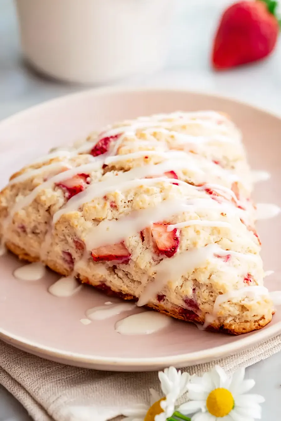 strawberry cream cheese scones