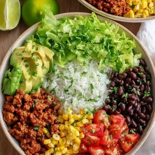 Turkey Taco Salad Bowls
