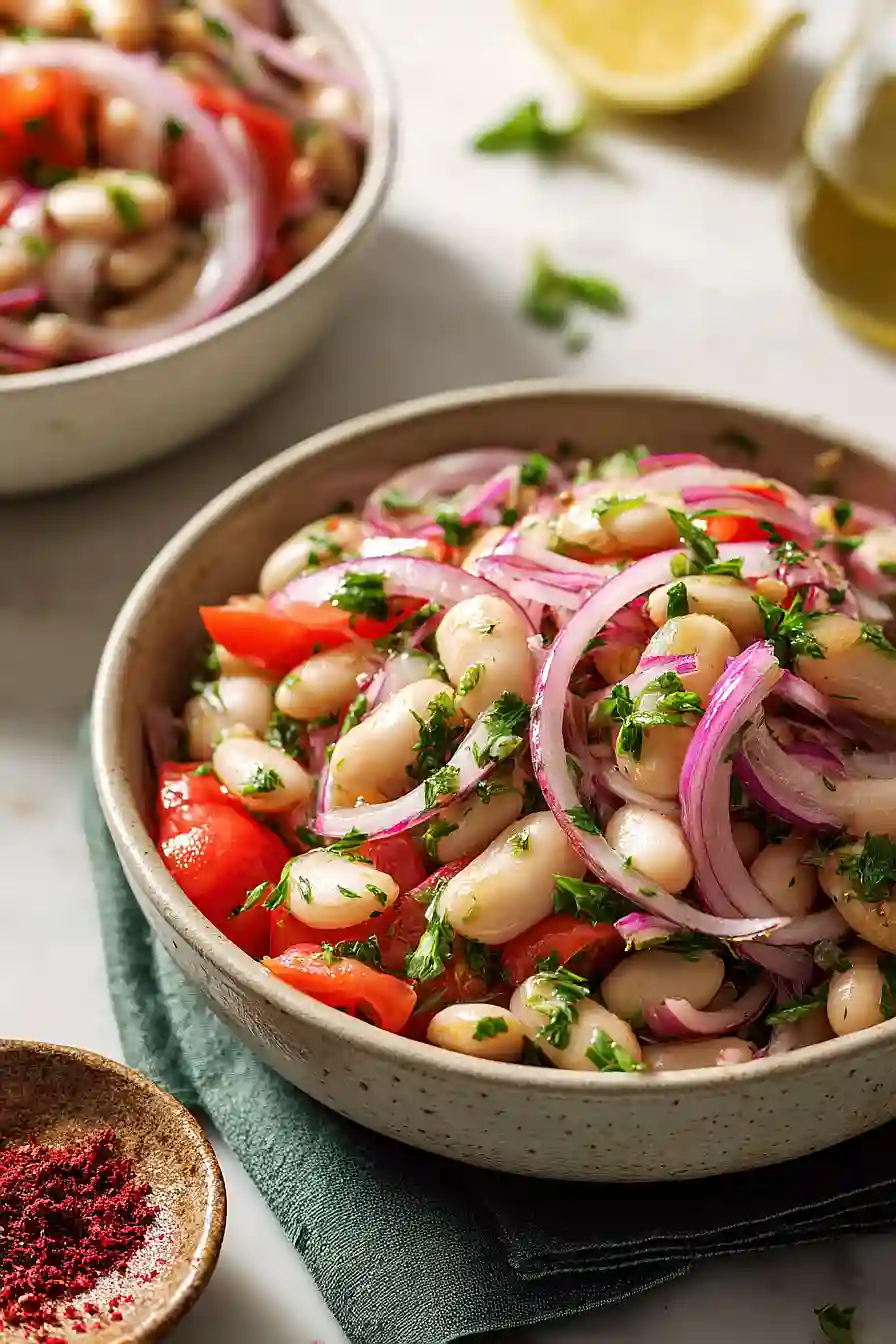 Piyaz (Turkish White Bean Salad)