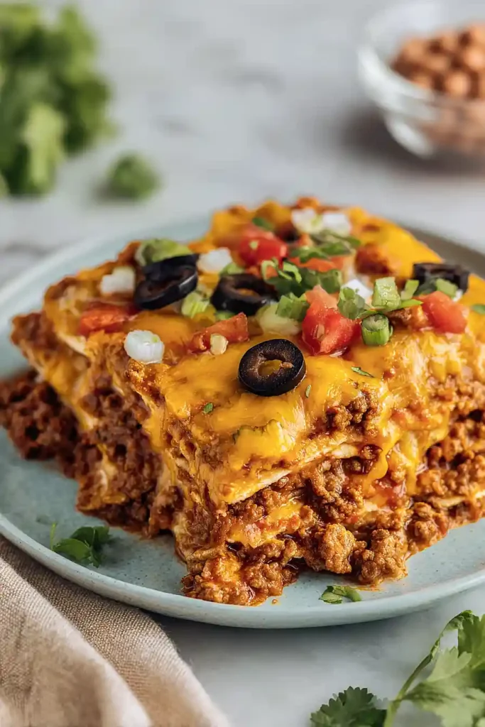 ground turkey taco casserole