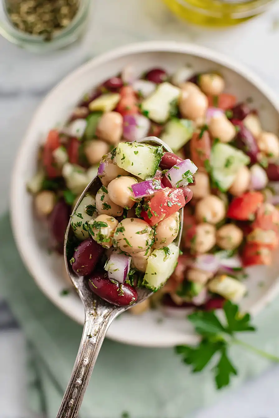Mediterranean Bean Salad