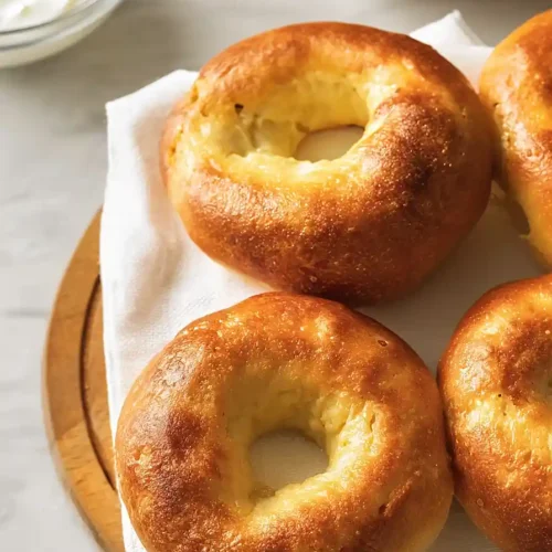 3 ingredient protein bagels