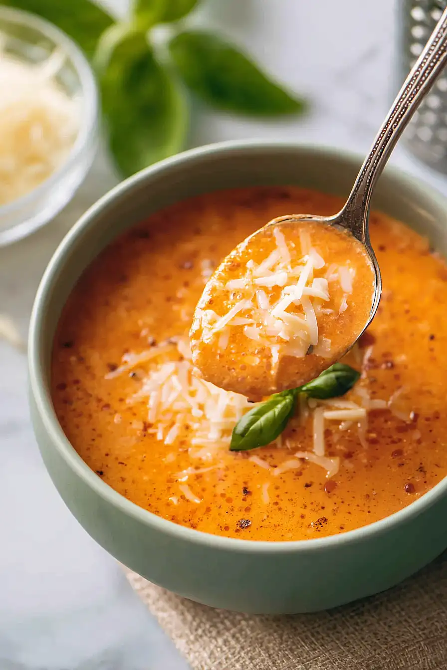High Protein Cottage Cheese Tomato Soup
