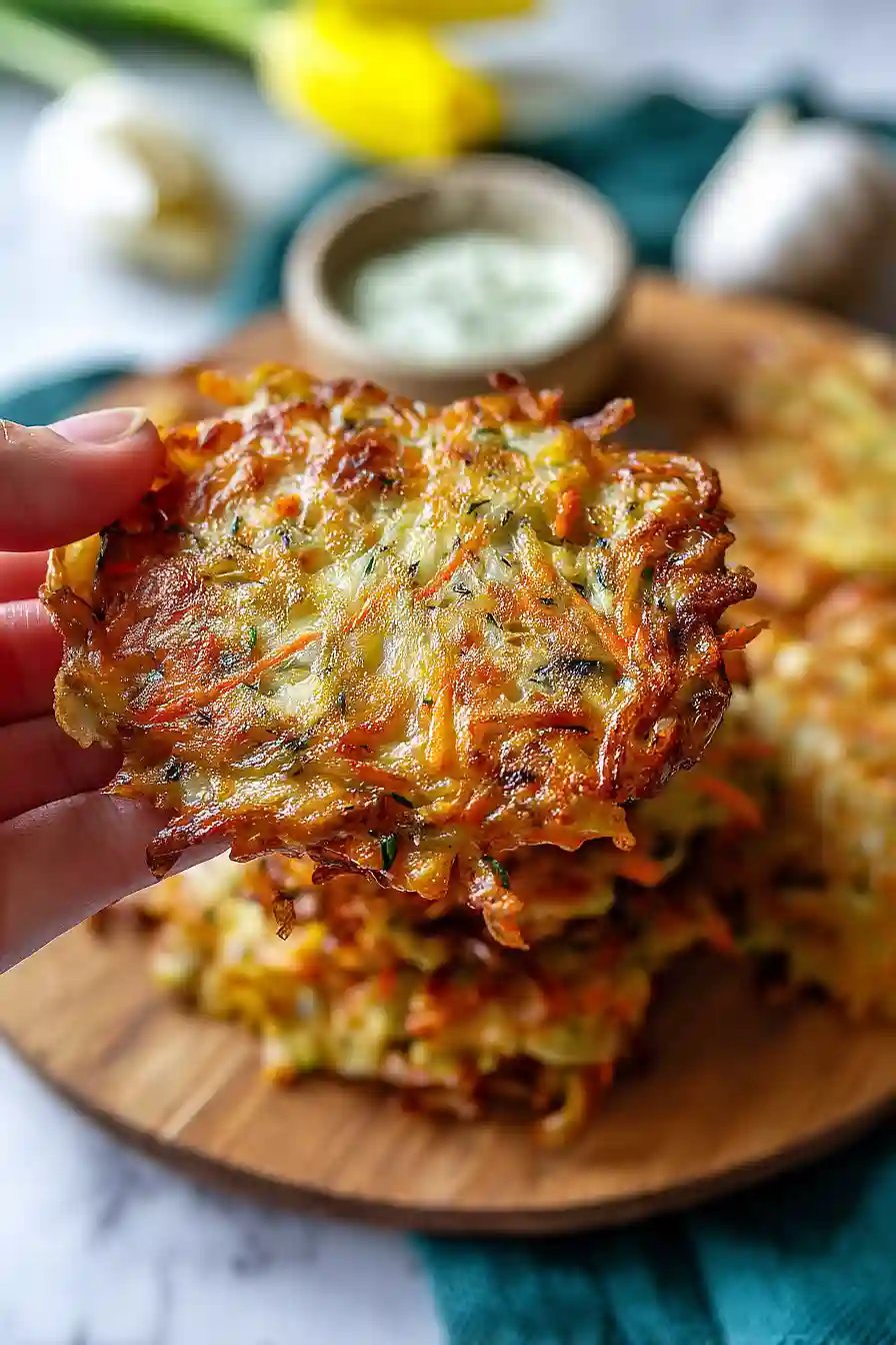 baked or fried cabbage fritters