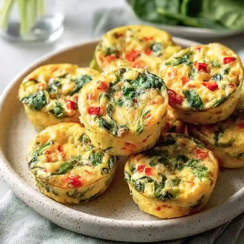 cottage cheese veggie egg bites