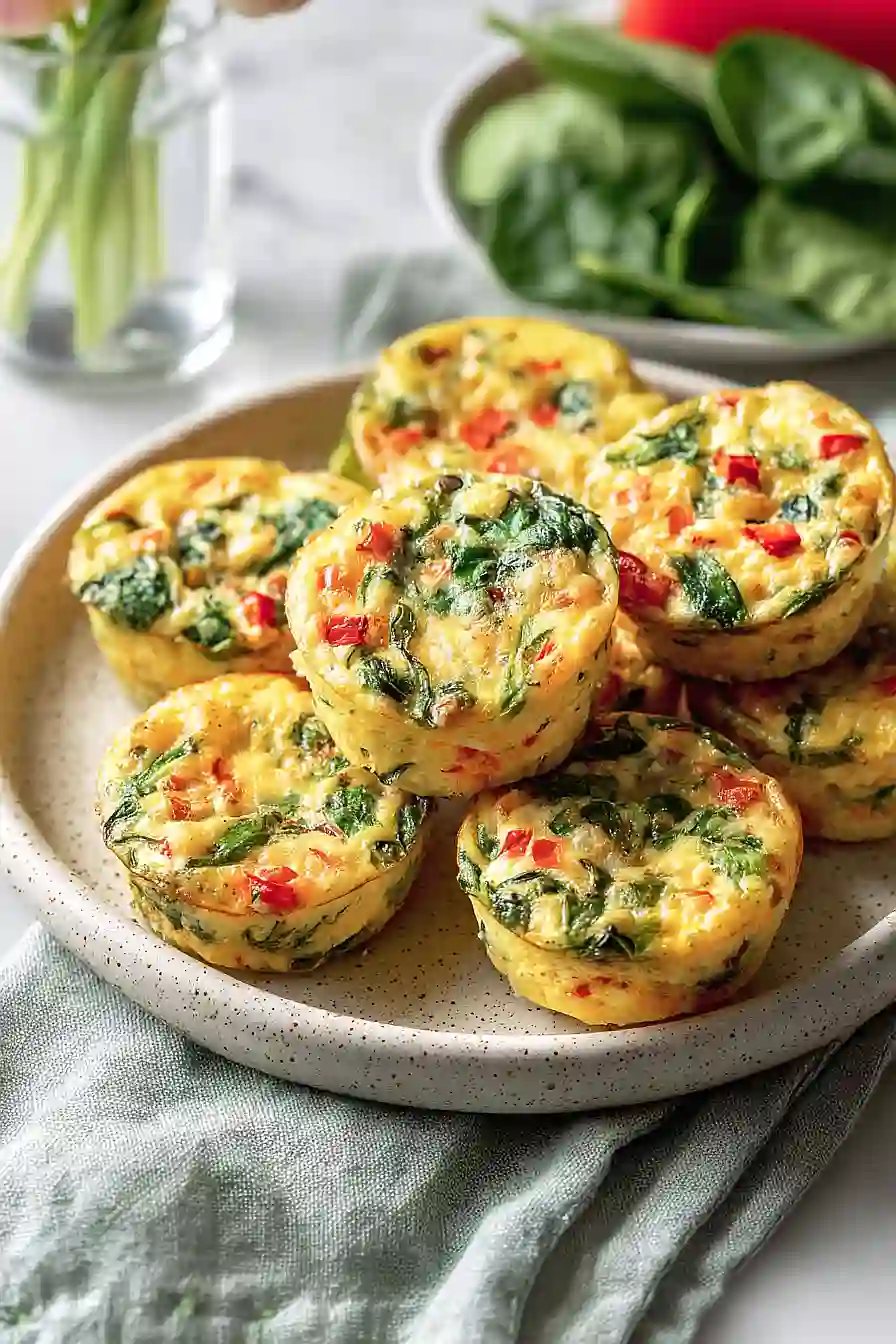 cottage cheese veggie egg bites