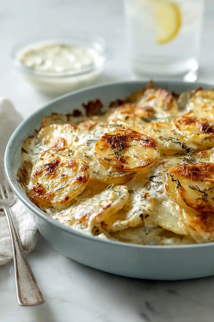 boursin cheese scalloped potatoes