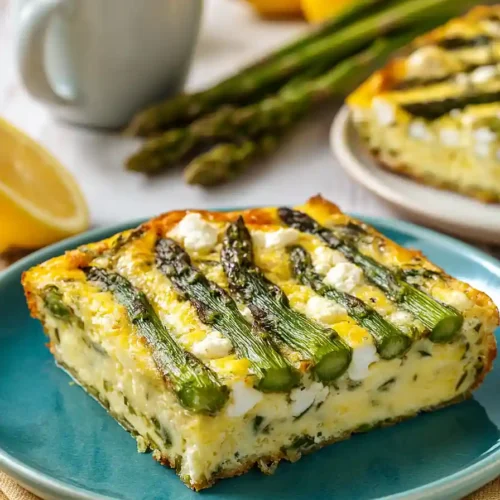 baked asparagus frittata