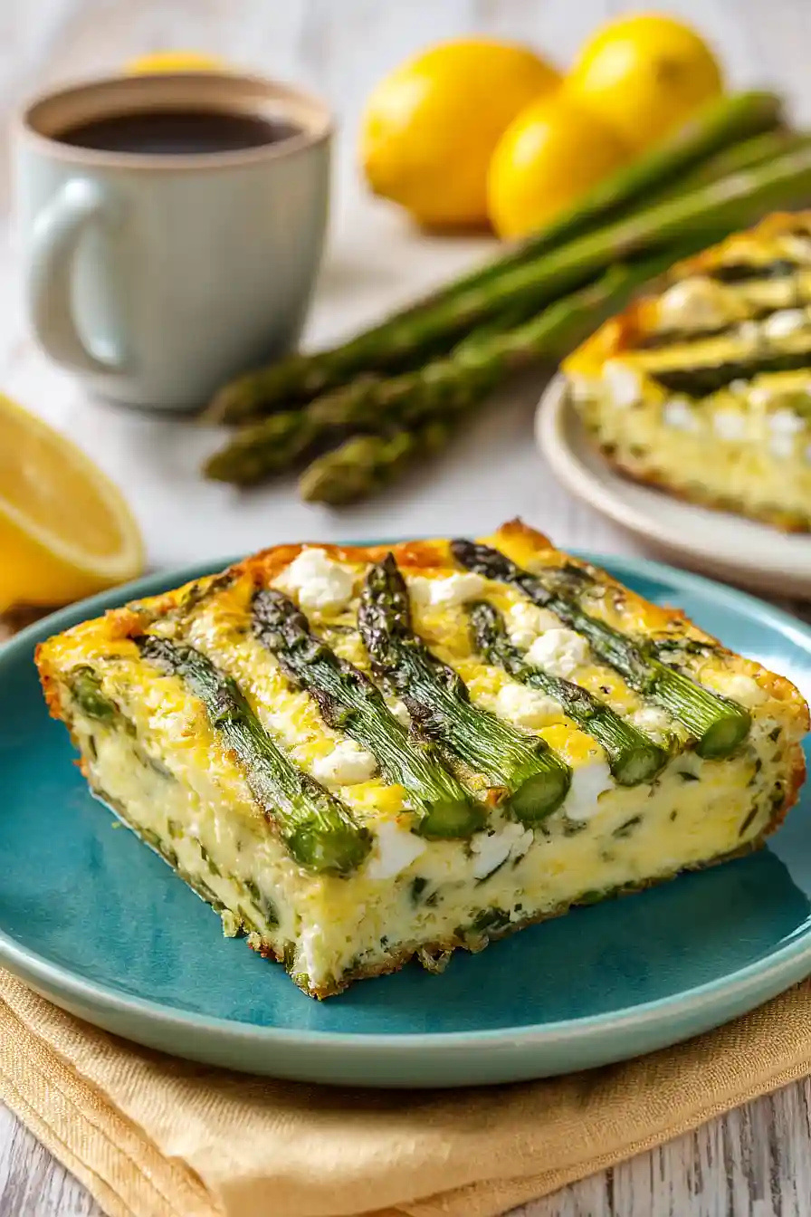 baked asparagus frittata