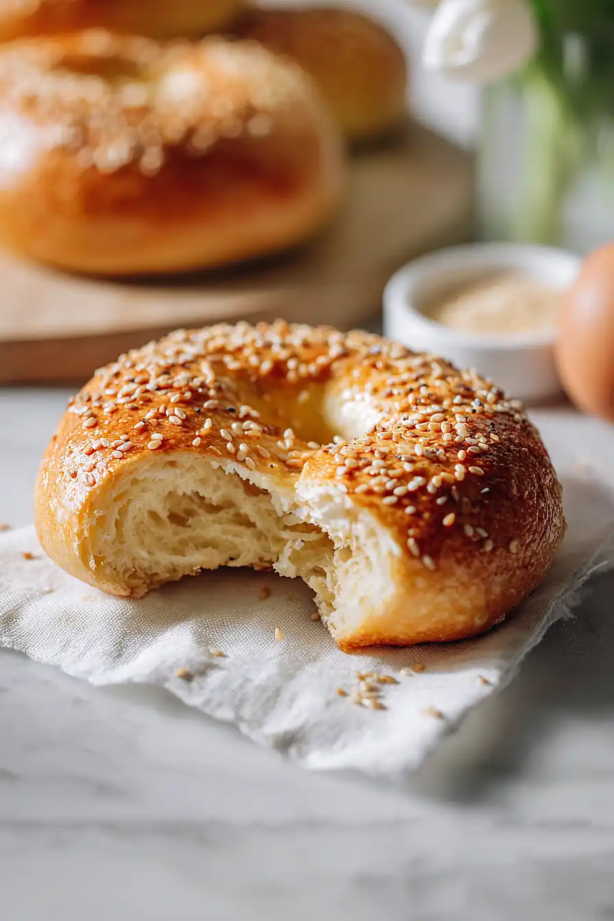 viral cottage cheese bagels