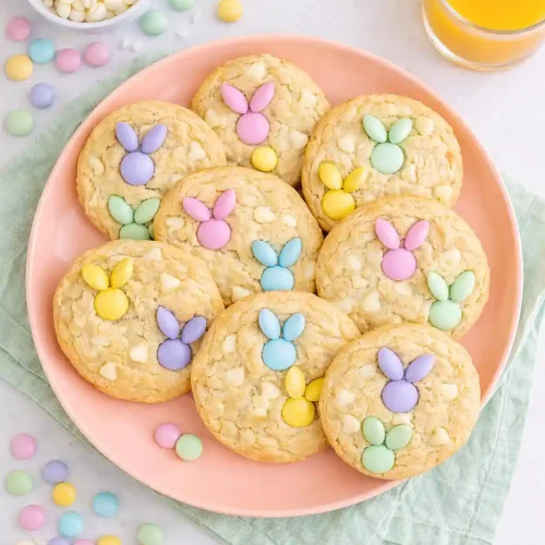 m&m bunny cookies