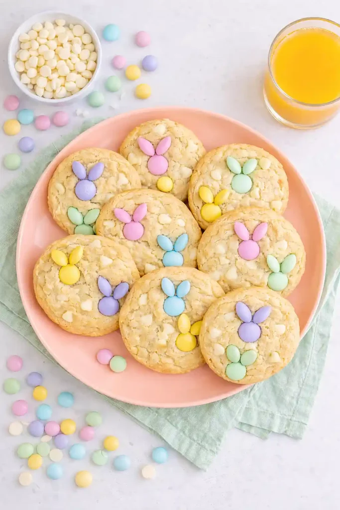 m&m bunny cookies