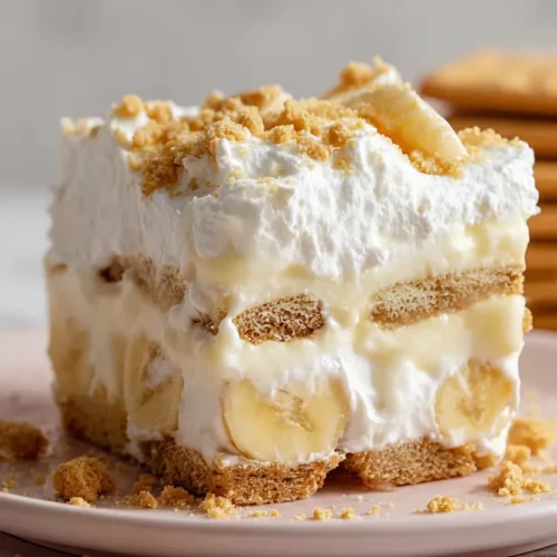 banana pudding with graham crackers