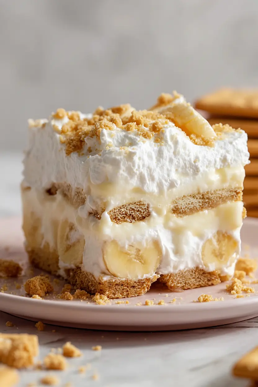 banana pudding with graham crackers
