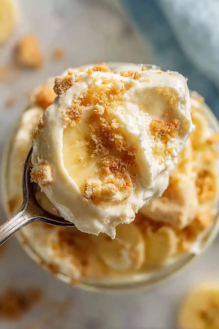 greek yogurt banana pudding