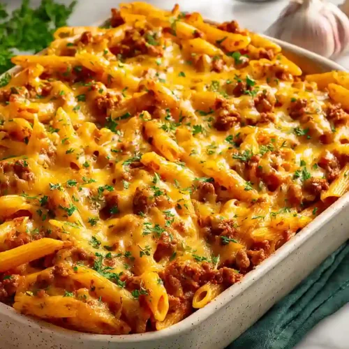 ground beef noodle casserole
