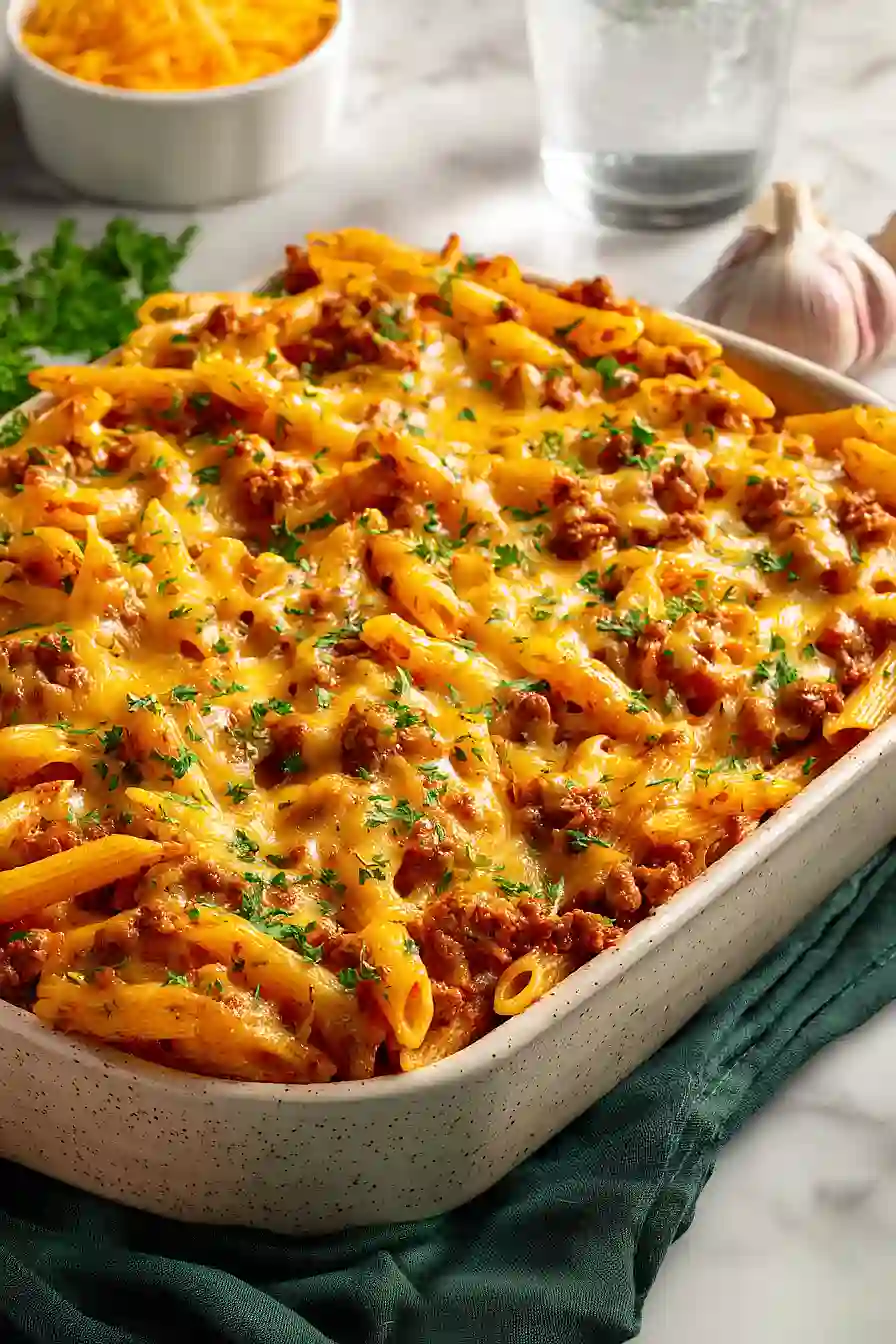ground beef noodle casserole
