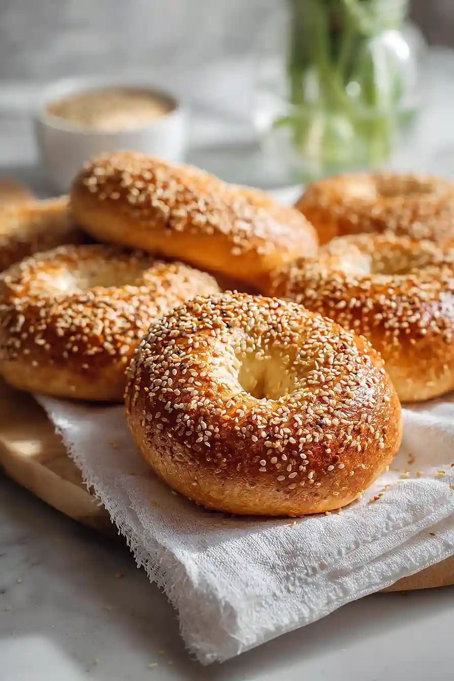 viral cottage cheese bagels