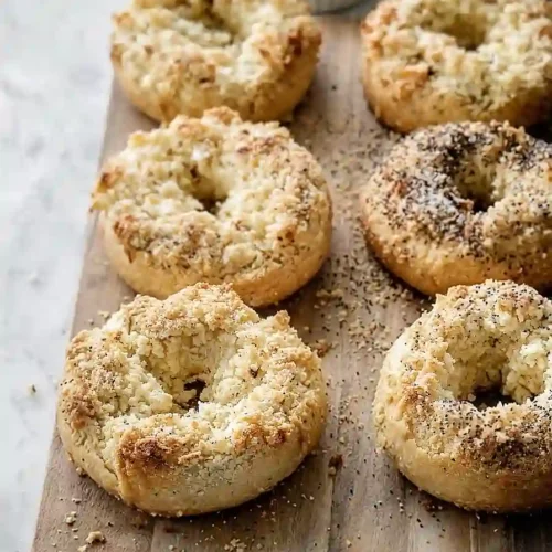 almond flour cottage cheese bagels