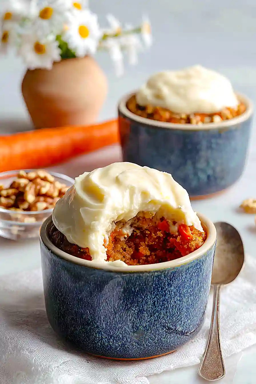 carrot cake for two