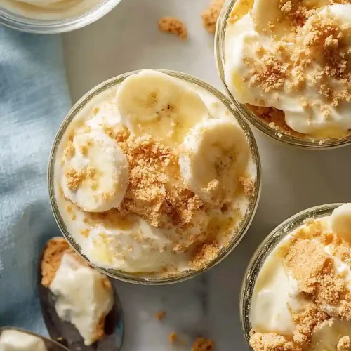 greek yogurt banana pudding