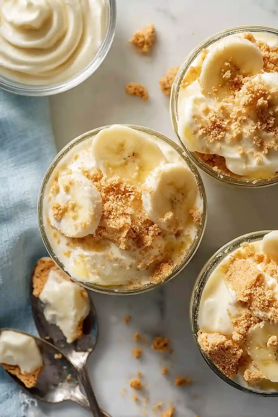 greek yogurt banana pudding