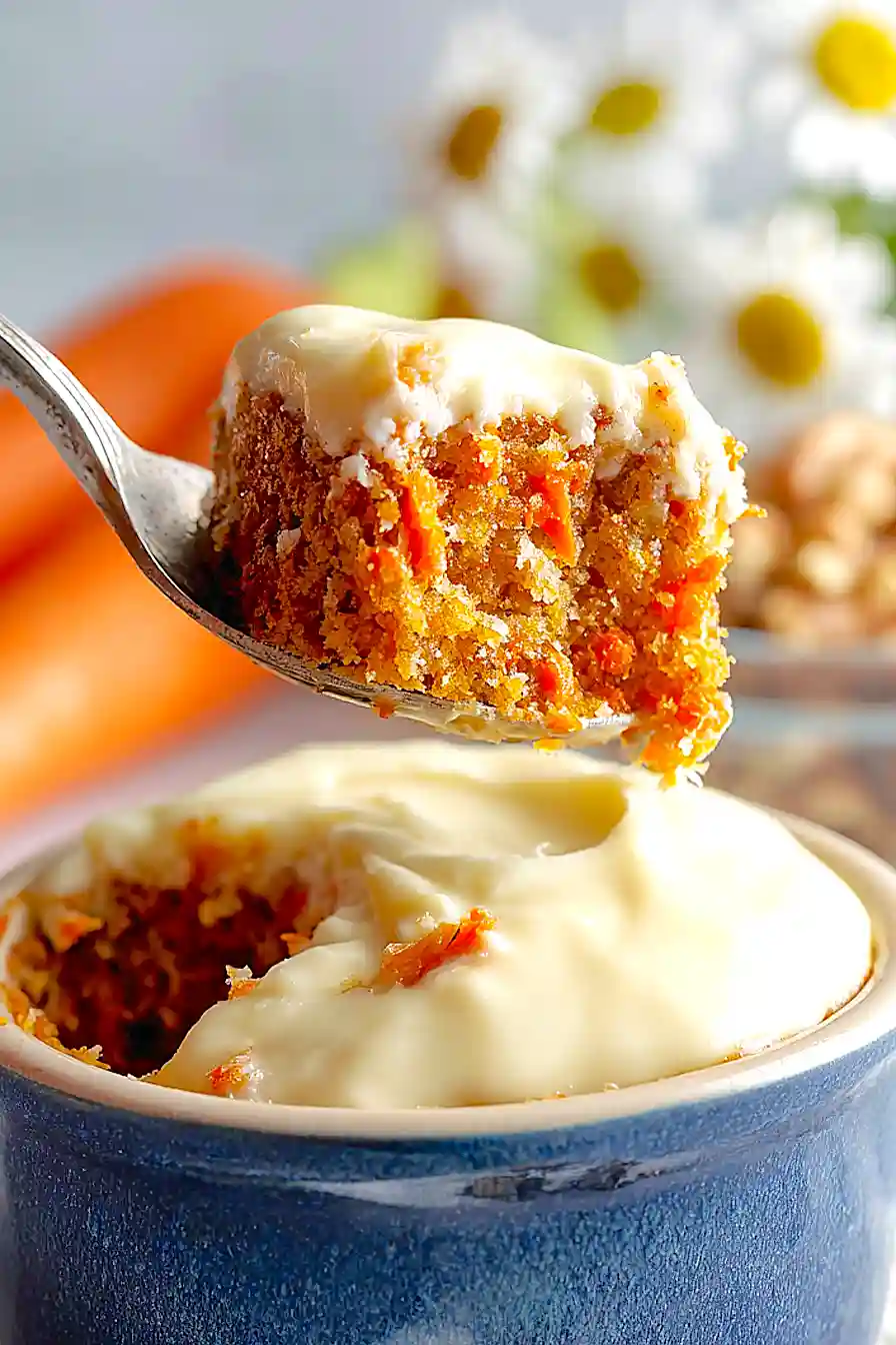 carrot cake for two