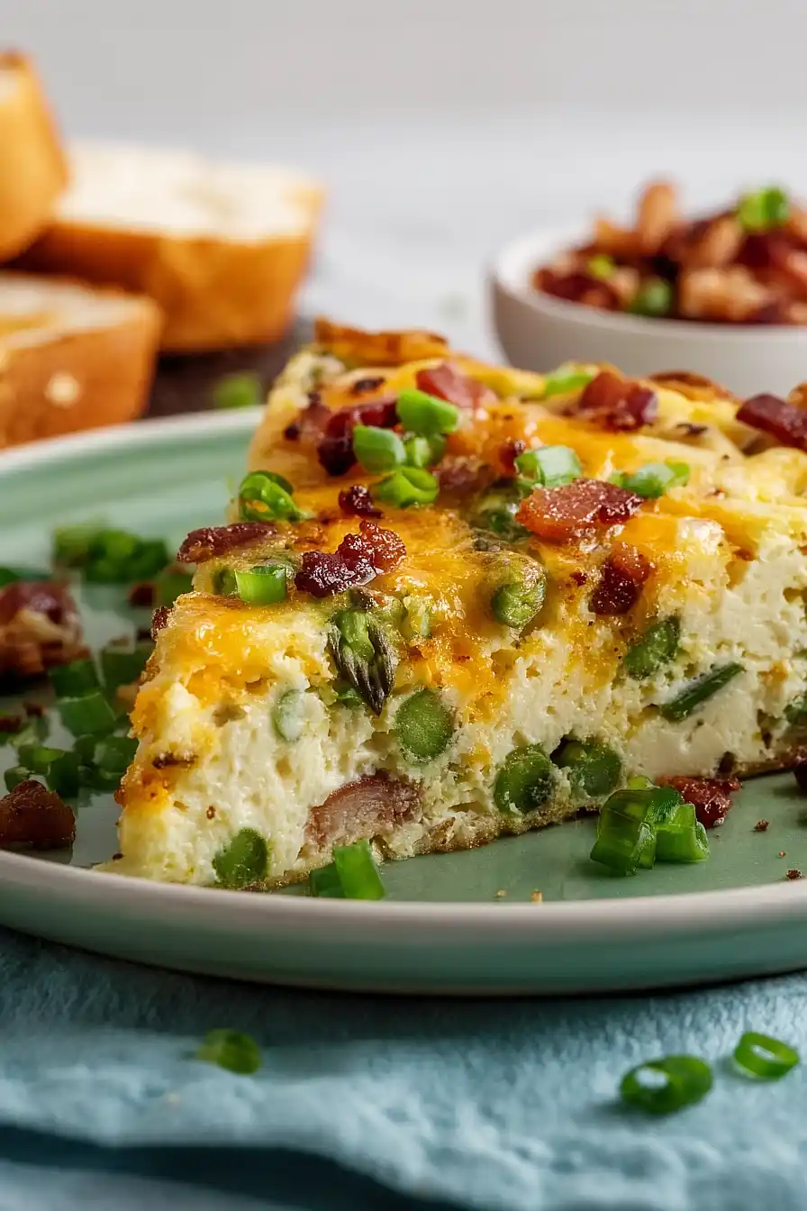 bacon and asparagus frittata