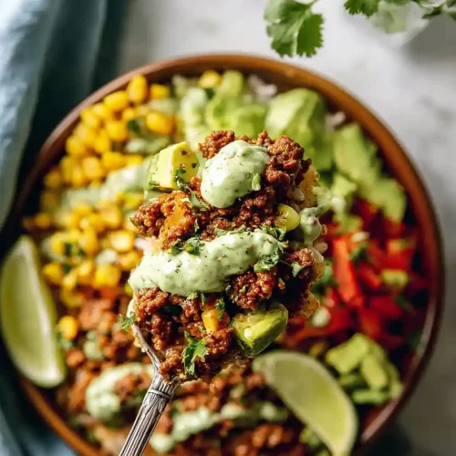 ground beef taco bowls