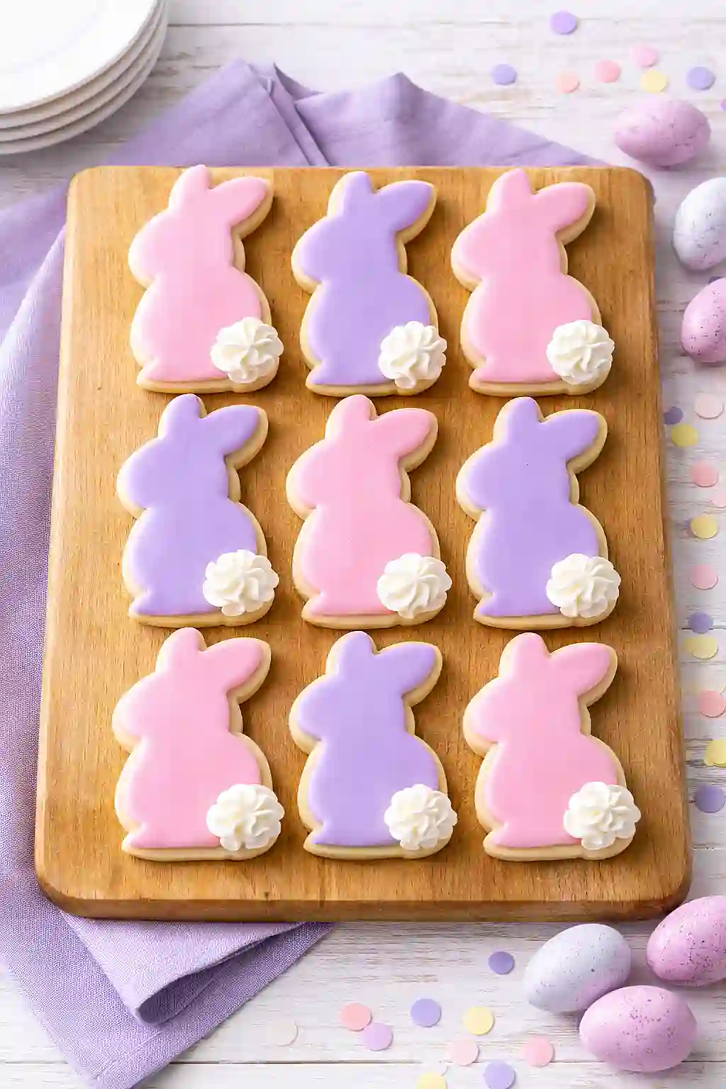 fondant bunny cookies