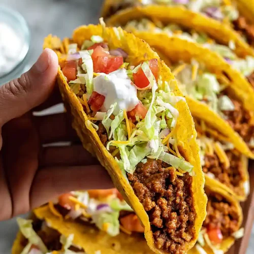 copycat taco bell ground beef tacos