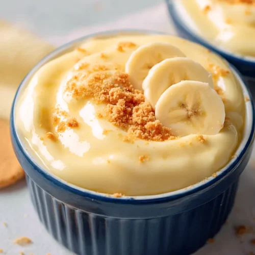 banana pudding for two